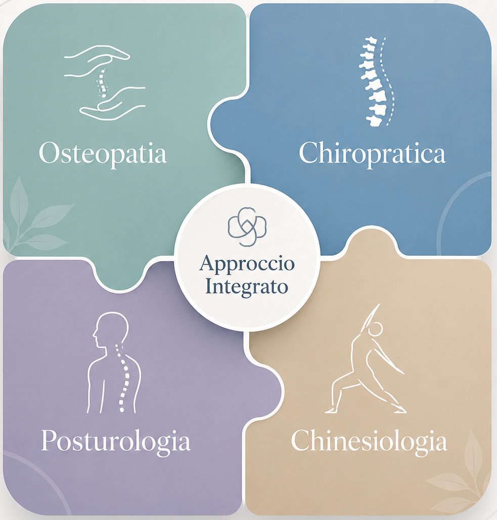 Aree di competenza del Dr. Fabio Baldassarre tra osteopatia, chiropratica, postura e movimento